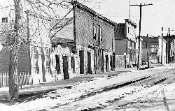 Virginia City street scene.