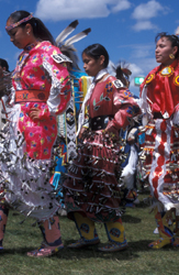Native American dancers at North American Indian Days
