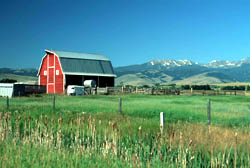Red Barn on Ranch