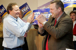 Governor Brian Schweitzer and Senator Jon Tester
