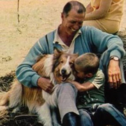 Robert Bray with Lassie, lassie.net