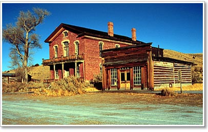 hotel & saloon in Bannack