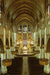 View from choir loft